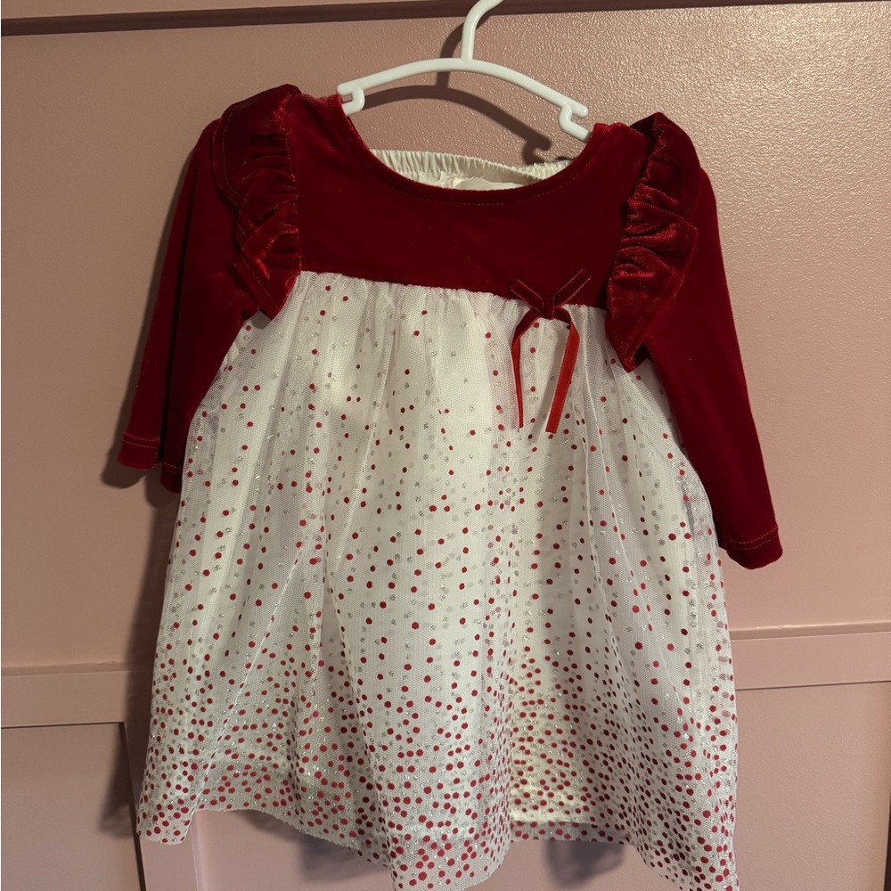 Red and White Polka Dot Dress